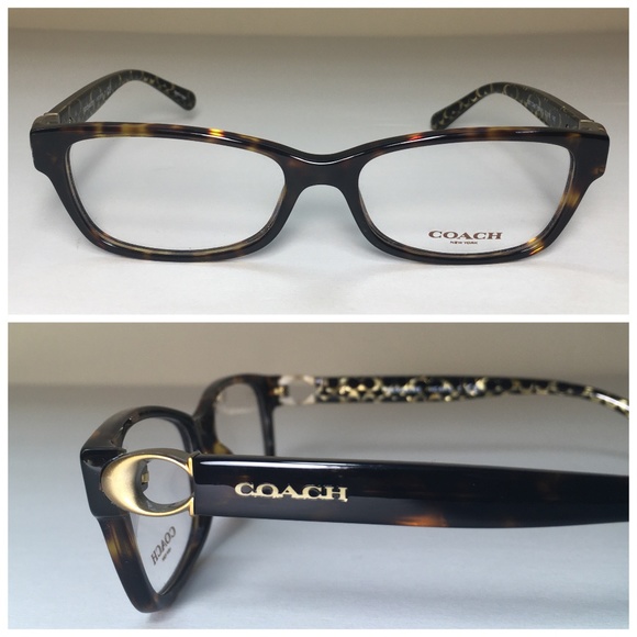 Coach Accessories - Coach Dark Tortoise Rectangle Eyeglasses Frames NW